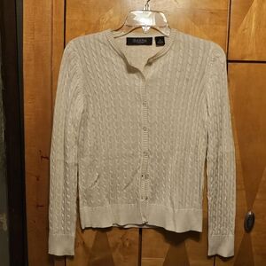 Cable & Gauge Women's Cream Sweater